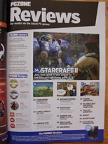 PC Zone Issue 225 Reviews Page