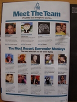 PC Zone Issue 225 Team Page