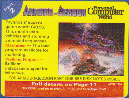 PCW_April1994_Disk1_label